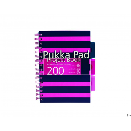 Kołozeszyt A5 Navy różowo-niebieski Pukka Pads