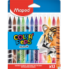 Flamastry COLORPEPS ANIMALS 12 sztuk Maped