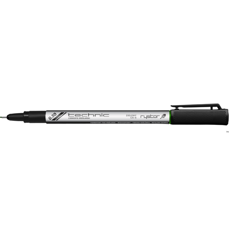 Cienkopis Rystor CK-05/D 0.5 mm zielony 403-050-003 do rysunku i kreślenia