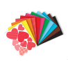 Blok wycinanka samoprzylepna A5 8 arkuszy HAPPY COLOR z kolorowym papierem w intensywnych barwach