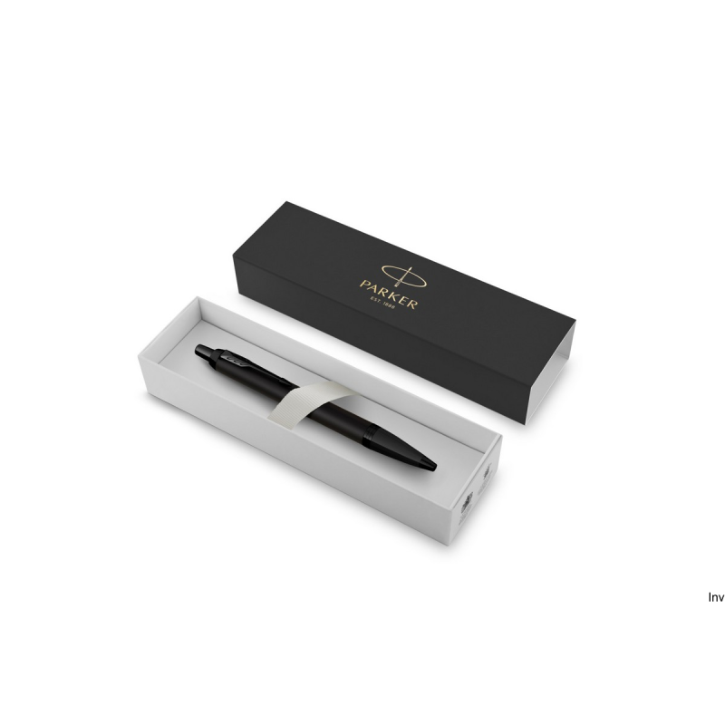 Długopis Parker IM Achromatic z niebieskim wkładem w giftboxie