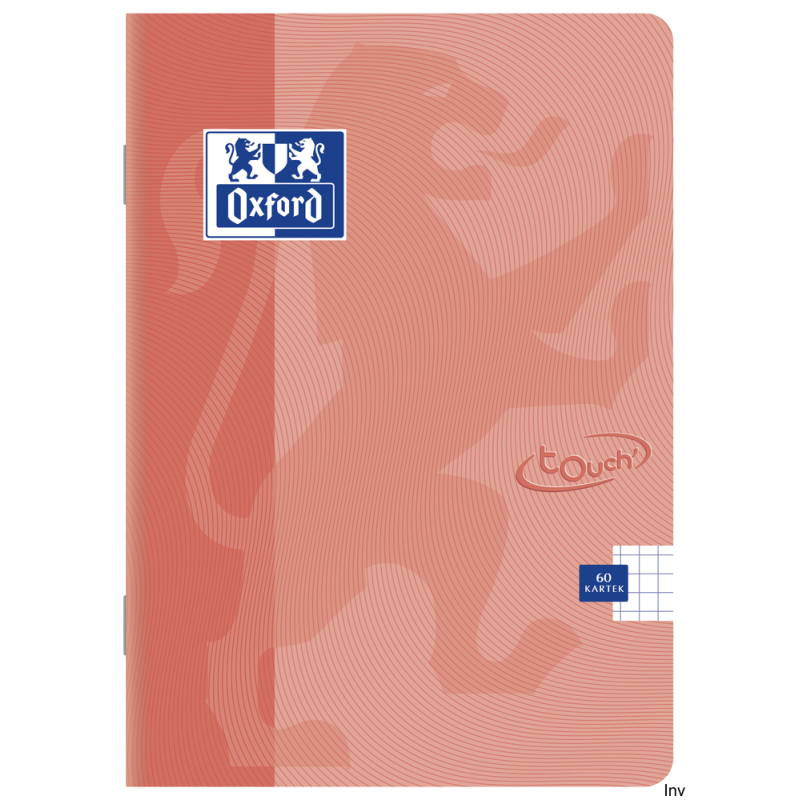 Zeszyt A5 60 kartek kratka z marginesem Oxford Touch Pastel