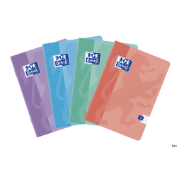 Zeszyt A5 60 kartek kratka z marginesem Oxford Touch Pastel