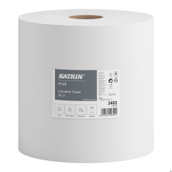 Katrin Plus XL papierowy do wycierania 2-warstwowy, biały, opakowanie 3 rolki
