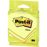 Bloczek samoprzylepny Post-It 3M, 76x76 mm, 1x100 sztuk, kolor żółty, gramatura 70 g/m²