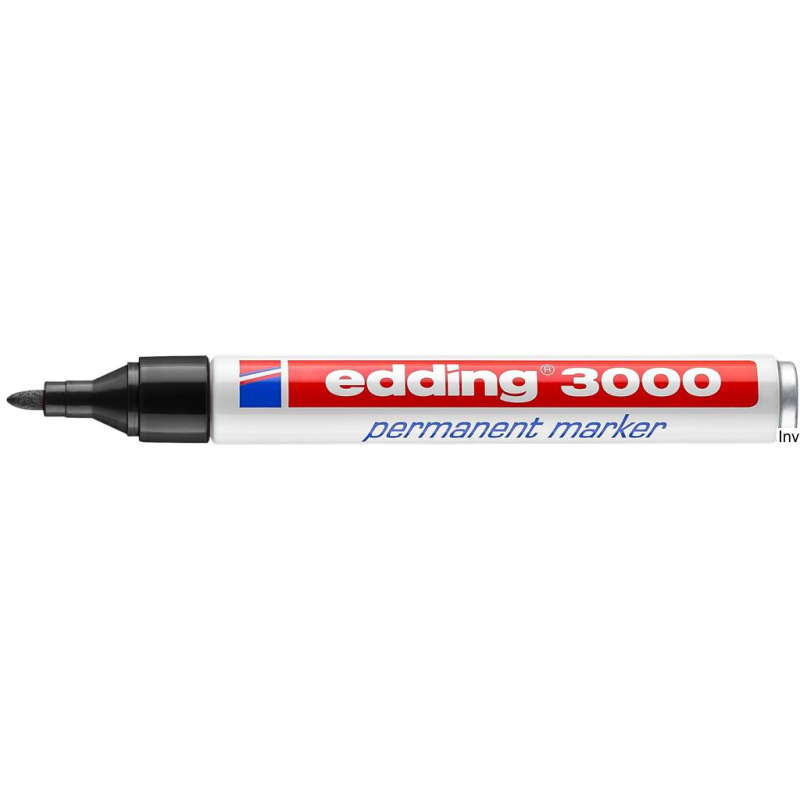Edding Marker 3000/001C czarny okrągła końcówka 1-2 mm