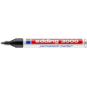 Edding Marker 3000/001C czarny okrągła końcówka 1-2 mm