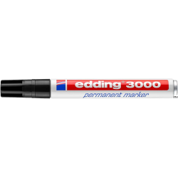 Edding Marker 3000/001C czarny okrągła końcówka 1-2 mm