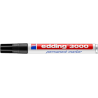 Edding Marker 3000/001C czarny okrągła końcówka 1-2 mm