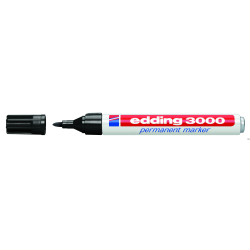 Edding Marker 3000/001C czarny okrągła końcówka 1-2 mm
