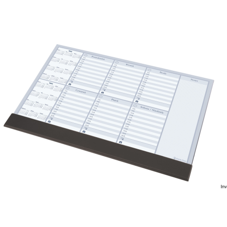 Biuwar miesięczny z listwą Panta Plast 470 x 330 mm, 30 kartek