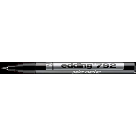 Edding Marker lakierowy czarny ED-792 z okrągłą końcówką do precyzyjnego rysowania