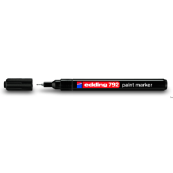 Edding Marker lakierowy czarny ED-792 z okrągłą końcówką do precyzyjnego rysowania