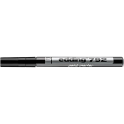 Edding Marker lakierowy czarny ED-792 z okrągłą końcówką do precyzyjnego rysowania