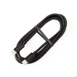Kabel Platinet USB-C do USB-C 1.5m 100W 5A 480 Mbps czarny TPE