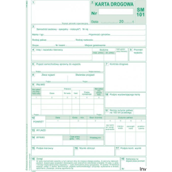 Karta drogowa A5 80 kartek numerowanych offset 10-802-3N DOTTS