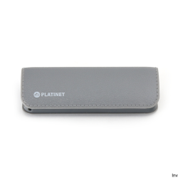 Power bank Platinet 2600mAh szary z kablem micro USB