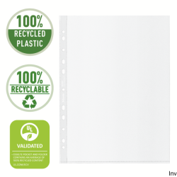 Koszulka groszkowa Esselte Recycled Premium PP 70 mic. A4 opakowanie 100 sztuk