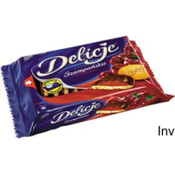 Wedel Ciastka DELICJE Szampańskie wiśnia 294g
