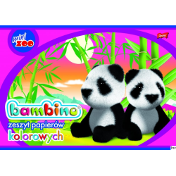 Zeszyt A4 nabłyszczany MINI ZOOBAMBINO 10 kartek 80 g/m2 St.Majewski kolorowy