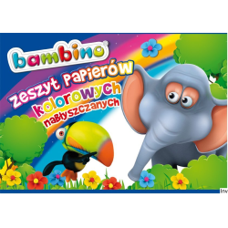 Zeszyt A4 nabłyszczany MINI ZOOBAMBINO 10 kartek 80 g/m2 St.Majewski kolorowy