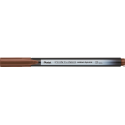 Cienkopis PENTEL Pointliner Colour orzechowy S40-E z tuszem na bazie wody