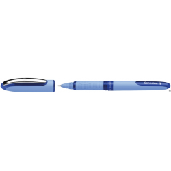 Pióro kulkowe Schneider One Hybrid N 05 niebieskie, grubość linii 0,5 mm, wodoodporny tusz