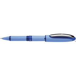 Pióro kulkowe Schneider One Hybrid N 05 niebieskie, grubość linii 0,5 mm, wodoodporny tusz