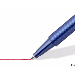 Długopis Staedtler Triplus 437 M-2 czerwony, ergonomiczny, szybkoschnący atrament