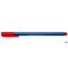 Długopis Staedtler Triplus 437 M-2 czerwony, ergonomiczny, szybkoschnący atrament