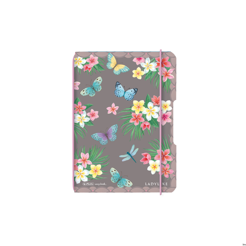 Notatnik A6 40 kartek kratka PP my.book flex ladylike butterfli Herlitz