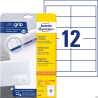 Etykiety uniwersalne Avery Zweckform 4781 97 x 42,3 mm, białe, 300 sztuk, A4, 30 arkuszy
