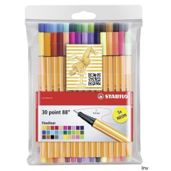 Cienkopis Stabilo point 88 30 sztuk w 30 kolorach