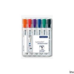 Marker suchościeralny Staedtler Lumocolor 351 WP6 6 sztuk w etui