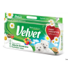 Papier toaletowy Velvet 3-warstwowy zapach rumianku, opakowanie 8 rolek, kolor biały