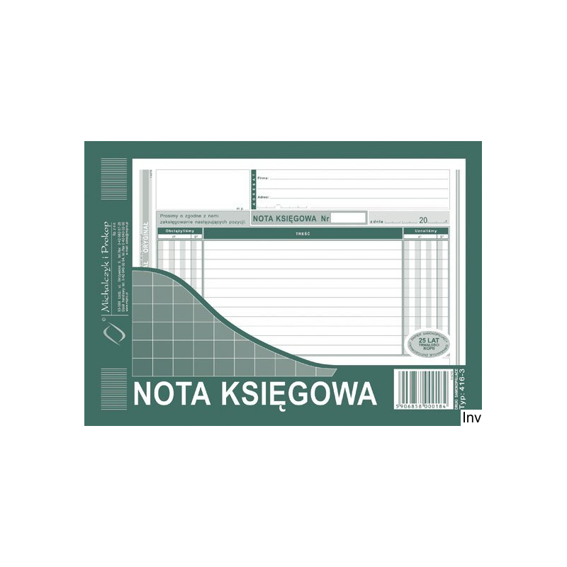 416-3 Nota Księgowa A5 MICHALCZYK i PROKOP