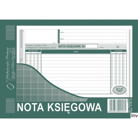 416-3 Nota Księgowa A5 MICHALCZYK i PROKOP