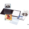 Koszulki groszkowe Bantex na płyty CD/DVD, przezroczyste, 5 sztuk
