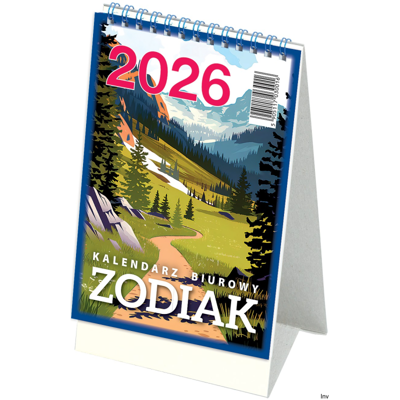 Kalendarz biurowy ZODIAK 2026 H6 Telegraph
