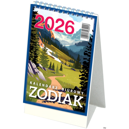 Kalendarz biurowy ZODIAK 2026 H6 Telegraph
