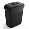 Kosz prostokątny 60l czarny Durable do odpadków i recyklingu, możliwość dokupienia pokrywki