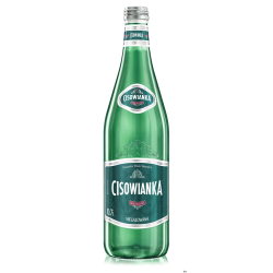 Cisowianka Woda Mineralna Niegazowana 0.7l Szklana Butelka Karton 12 Sztuk