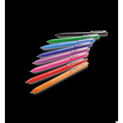 Długopis olejowy 0,7 mm iZee błękitny Pentel BX467-S