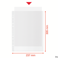 Koszulka groszkowa A4 MAXI 70 mic. 50 sztuk Recycled Premium PP Esselte