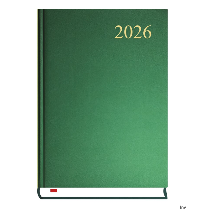 Kalendarz dzienny A5 zielony Michalczyk i Prokop 2023, 352 strony, oprawa skóropodobna