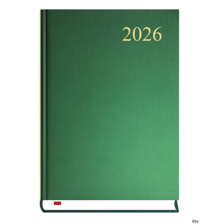 Kalendarz dzienny A5 zielony Michalczyk i Prokop 2023, 352 strony, oprawa skóropodobna