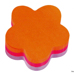 Post-It 3M Bloczek Kwiatek 225 sztuk, mix kolorów, gramatura 70-72 gsm