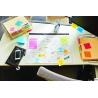 Post-It 3M Bloczek Kwiatek 225 sztuk, mix kolorów, gramatura 70-72 gsm