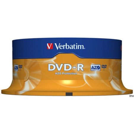 Płyta DVD-R Verbatim Matt Silver 4,7GB 16x 25 sztuk