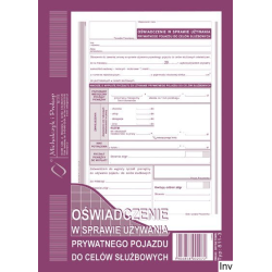 Oświadczenie o używaniu...